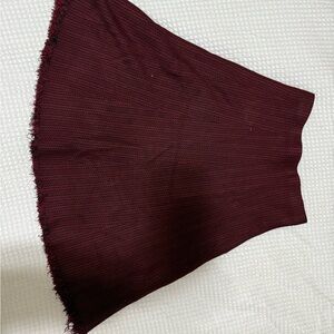 Milano Deep Burgundy A-Line Skirt
